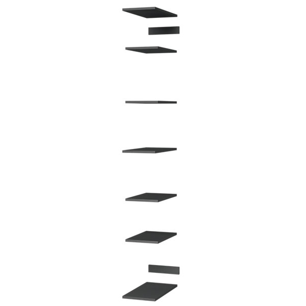 Ensemble de tablettes pour colonne anthracite L.30 x P.57 cm GoodHome