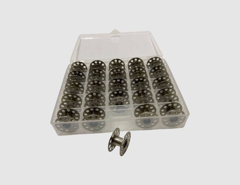 Spulenbox Metall Transparent