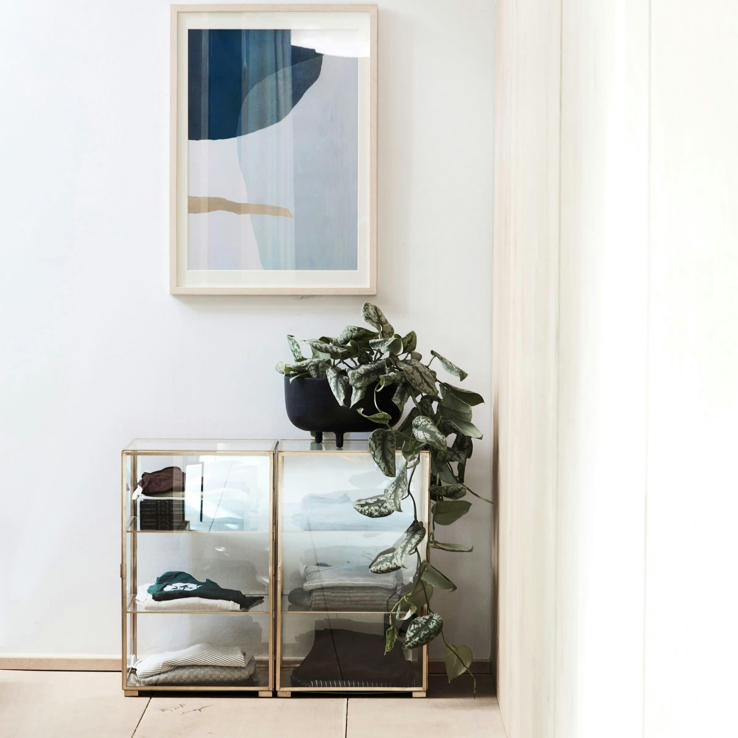 JELA - Cache-pot en aluminium noir H16,50