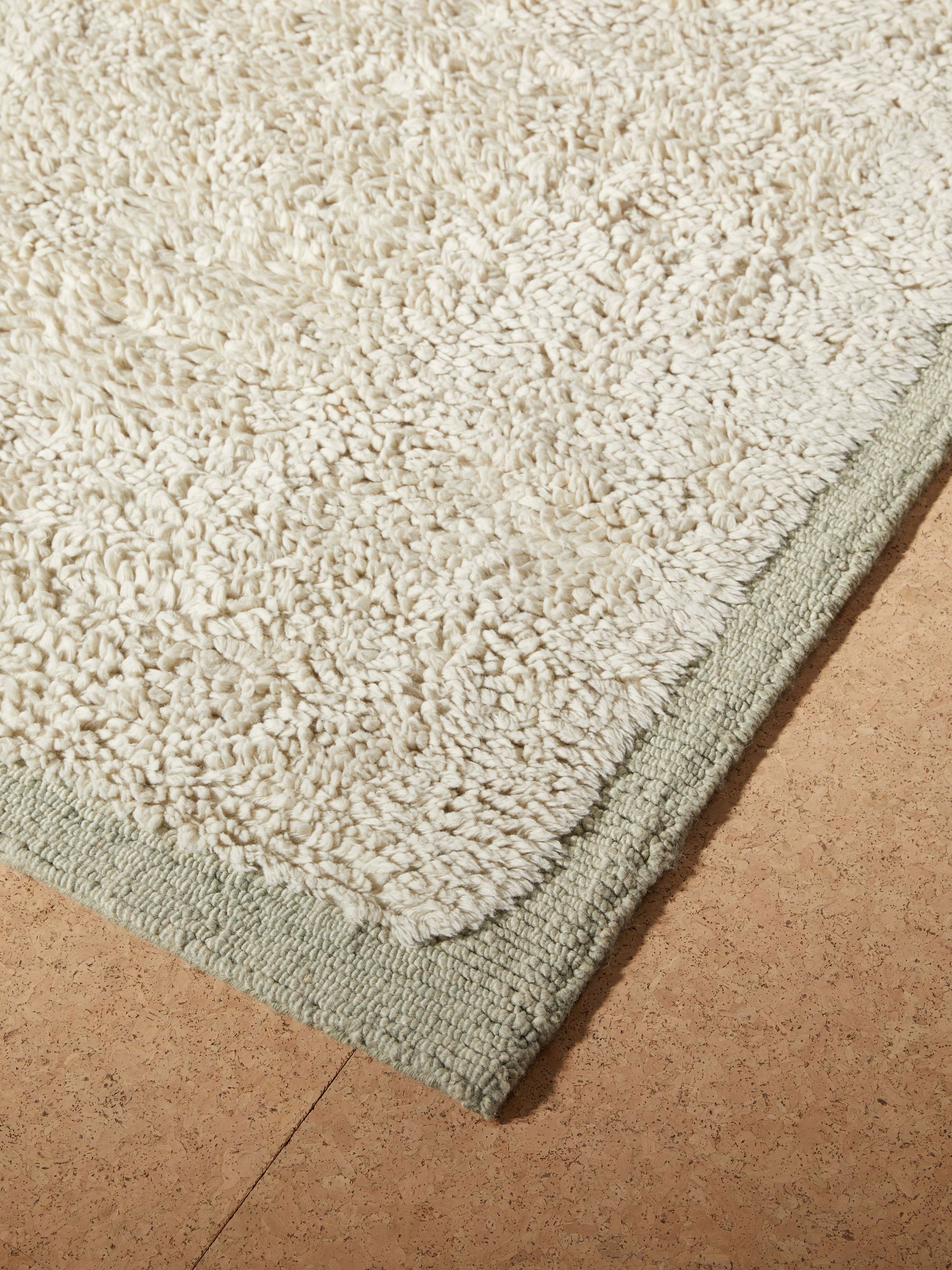 Kurt Wool Berber Rug in Aqua