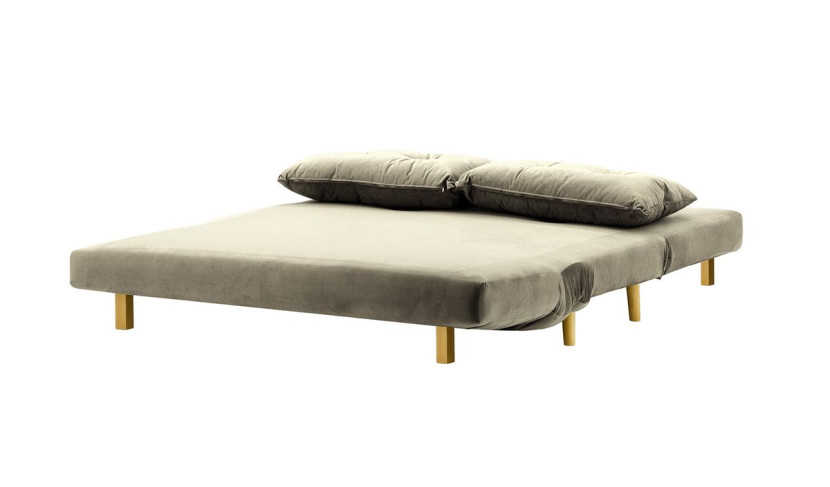 Sofa rozkładana Flic 142 cm-Velluto 17-like oak