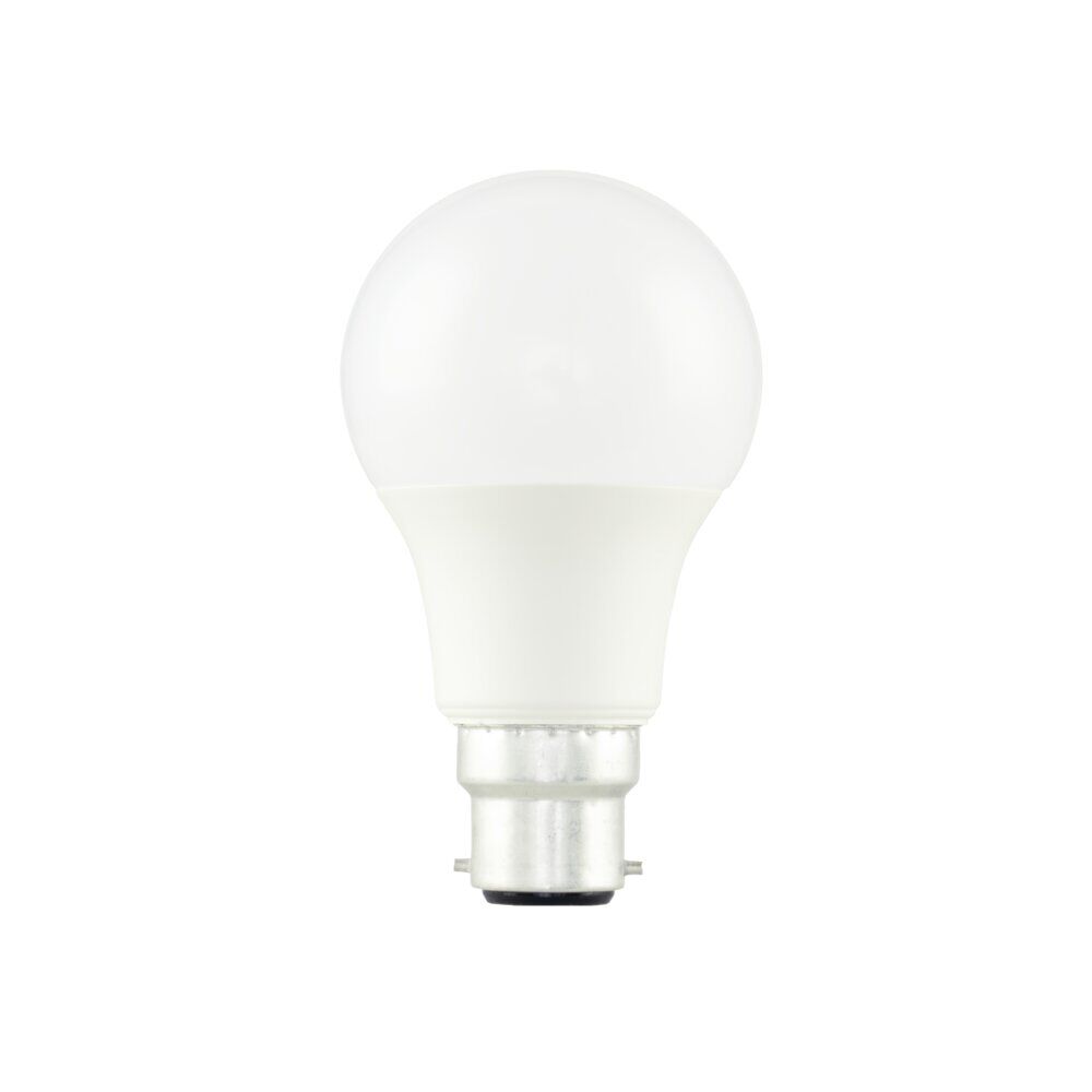 Ampoule LED B22 blanc chaud 8,5W=60W 806lms classe F