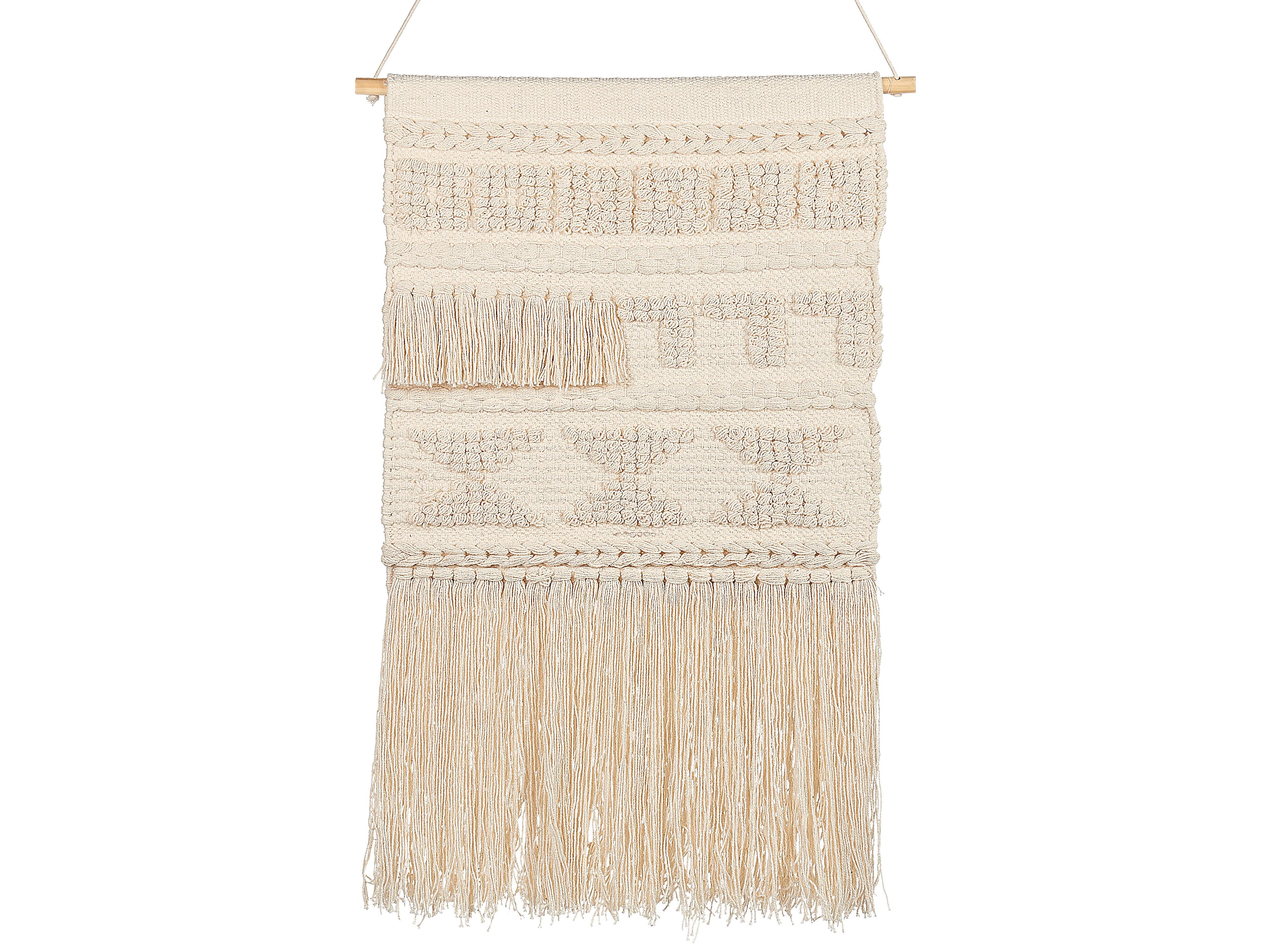 Fabric Wall Hanging KAMOKE Cotton 103 cm Beige