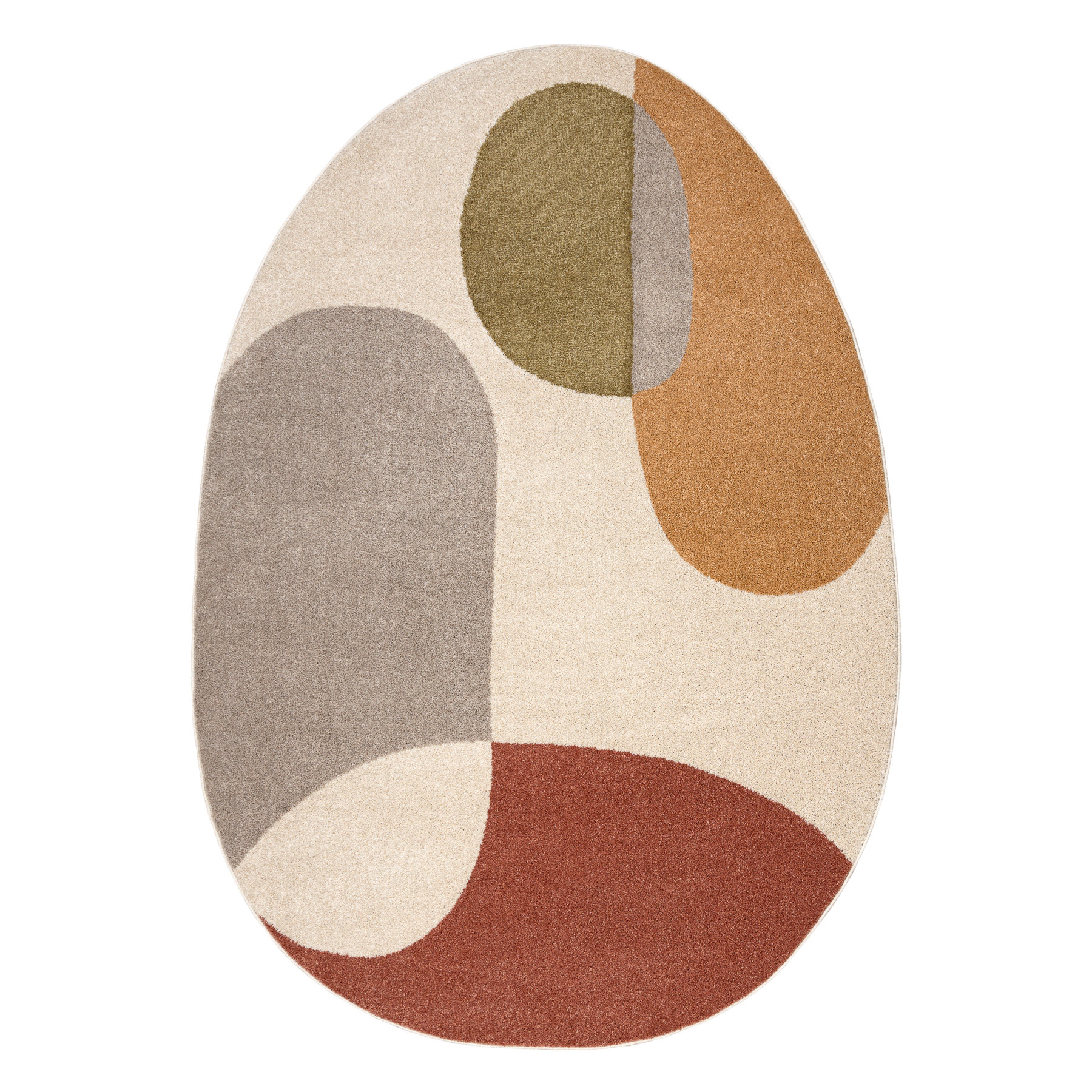 Dywan FUSION 5706 krem / terakota Shape - Geometryczny, 160x220 cm