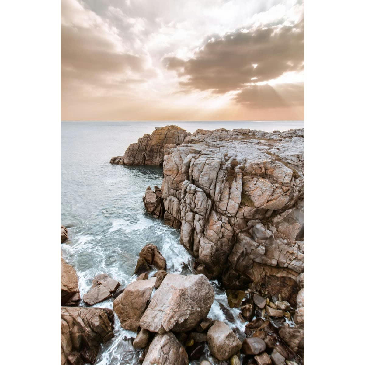 MER - Tableau sur toile le Croisic 30x45 cm