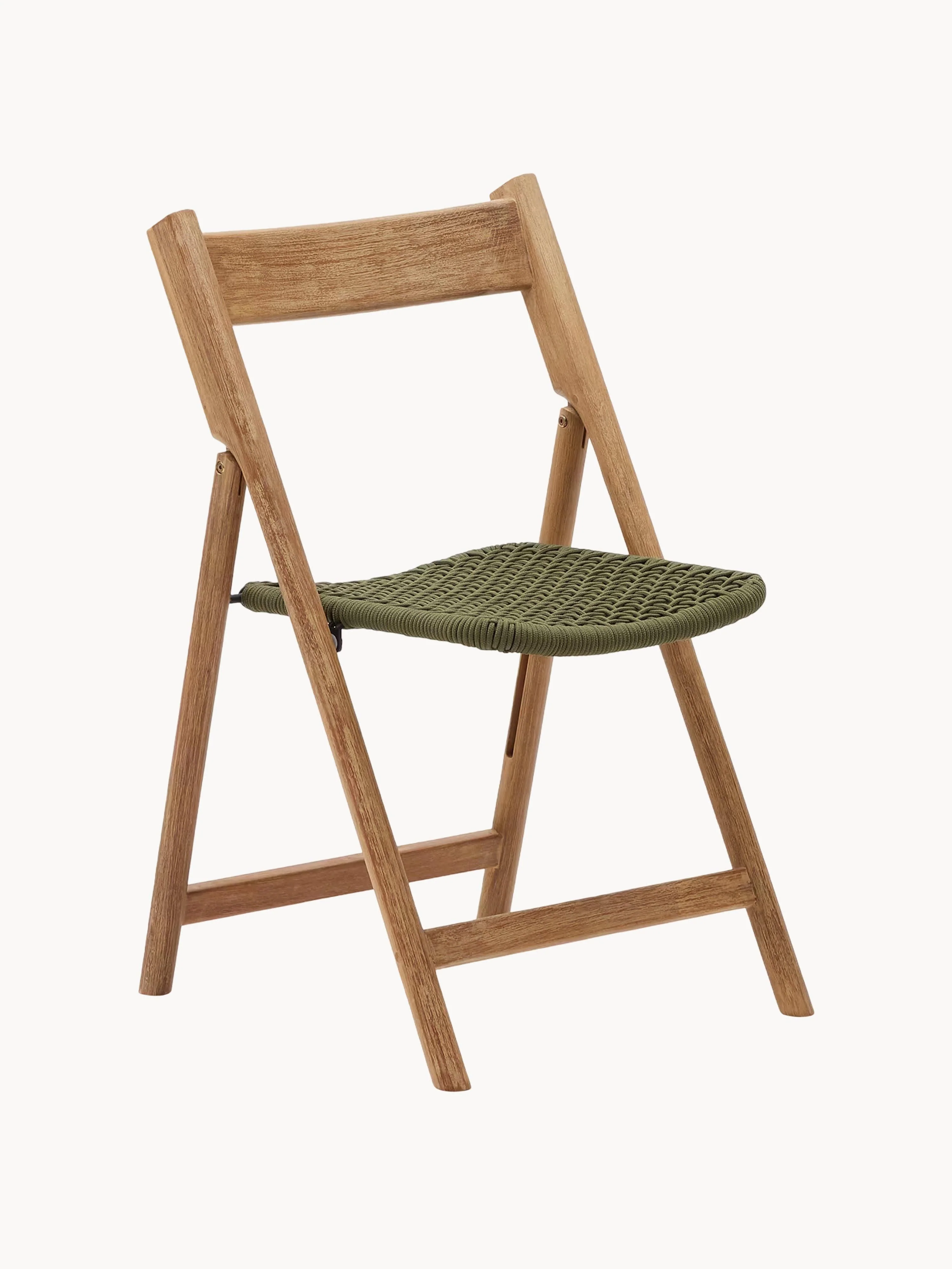 Klappbare Gartenstühle Dandara aus Akazienholz, 2er-Set