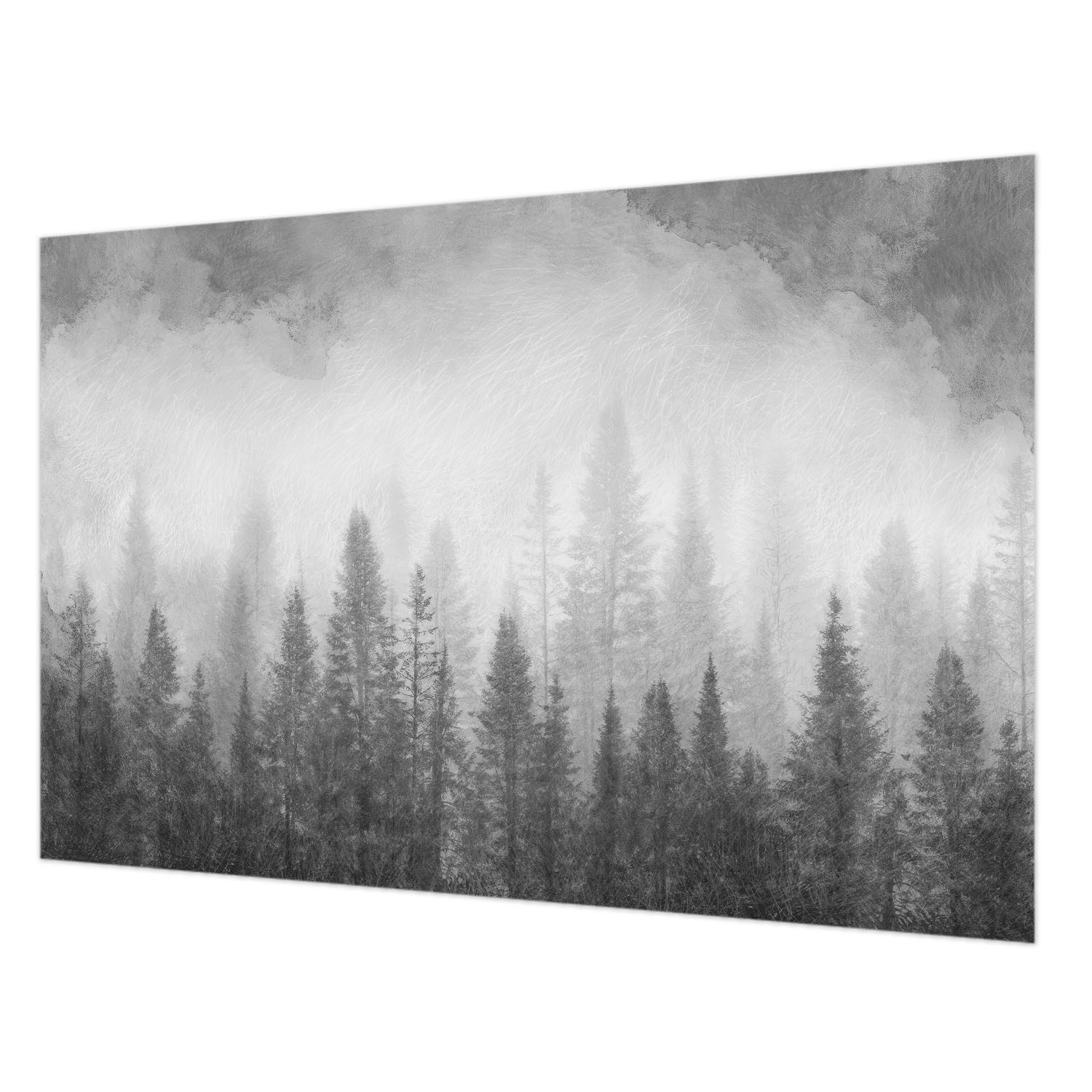 Tapeta Leśna mgła styl japoński zen flizelina 104x70