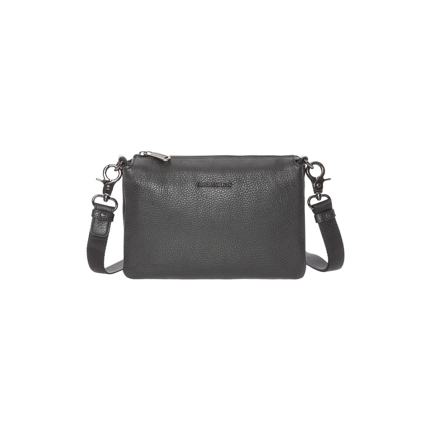 Mellow Leather Pochette, nero