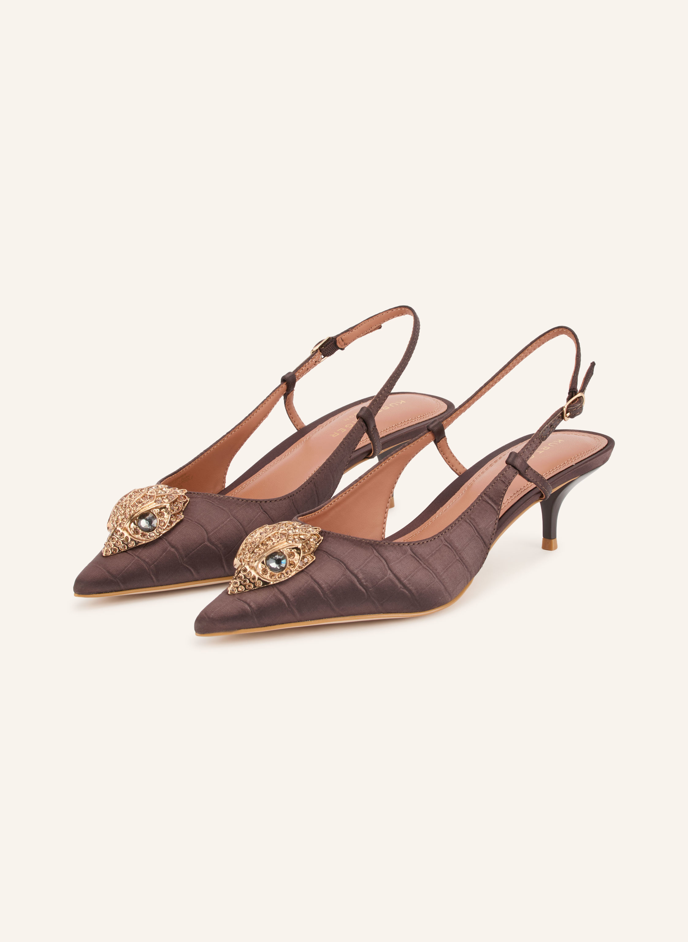 KURT GEIGER Slingpumps mit Schmucksteinen