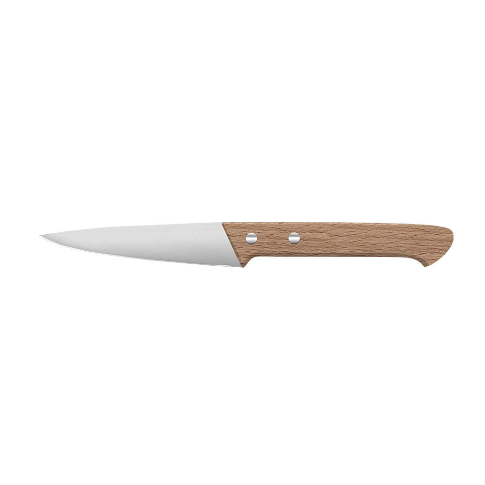 Couteau d'office en inox manche hêtre