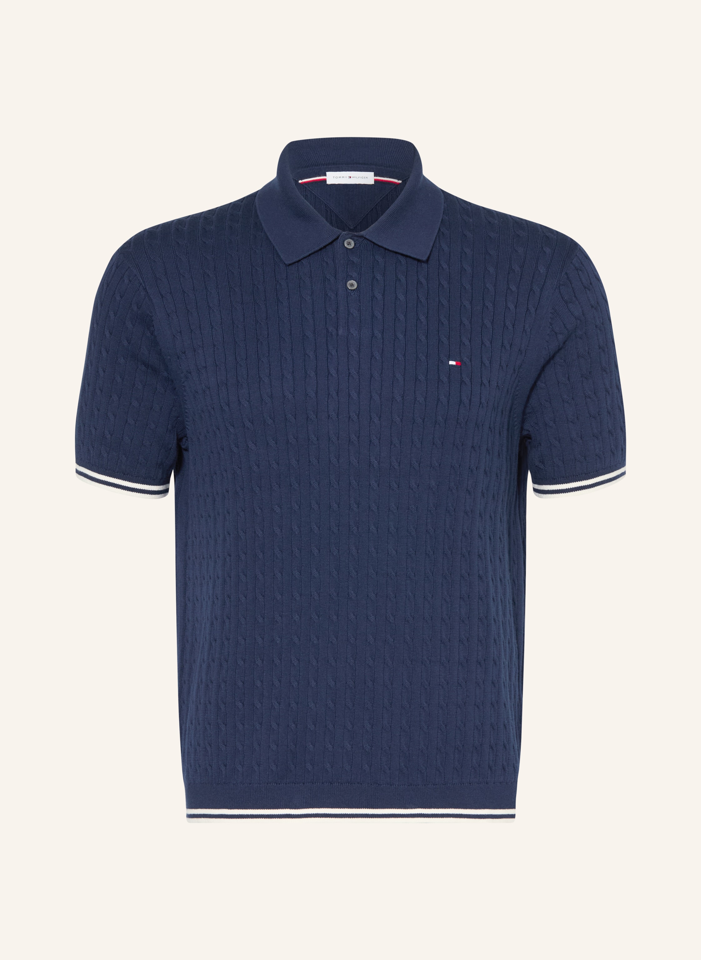 TOMMY HILFIGER Strick-Poloshirt