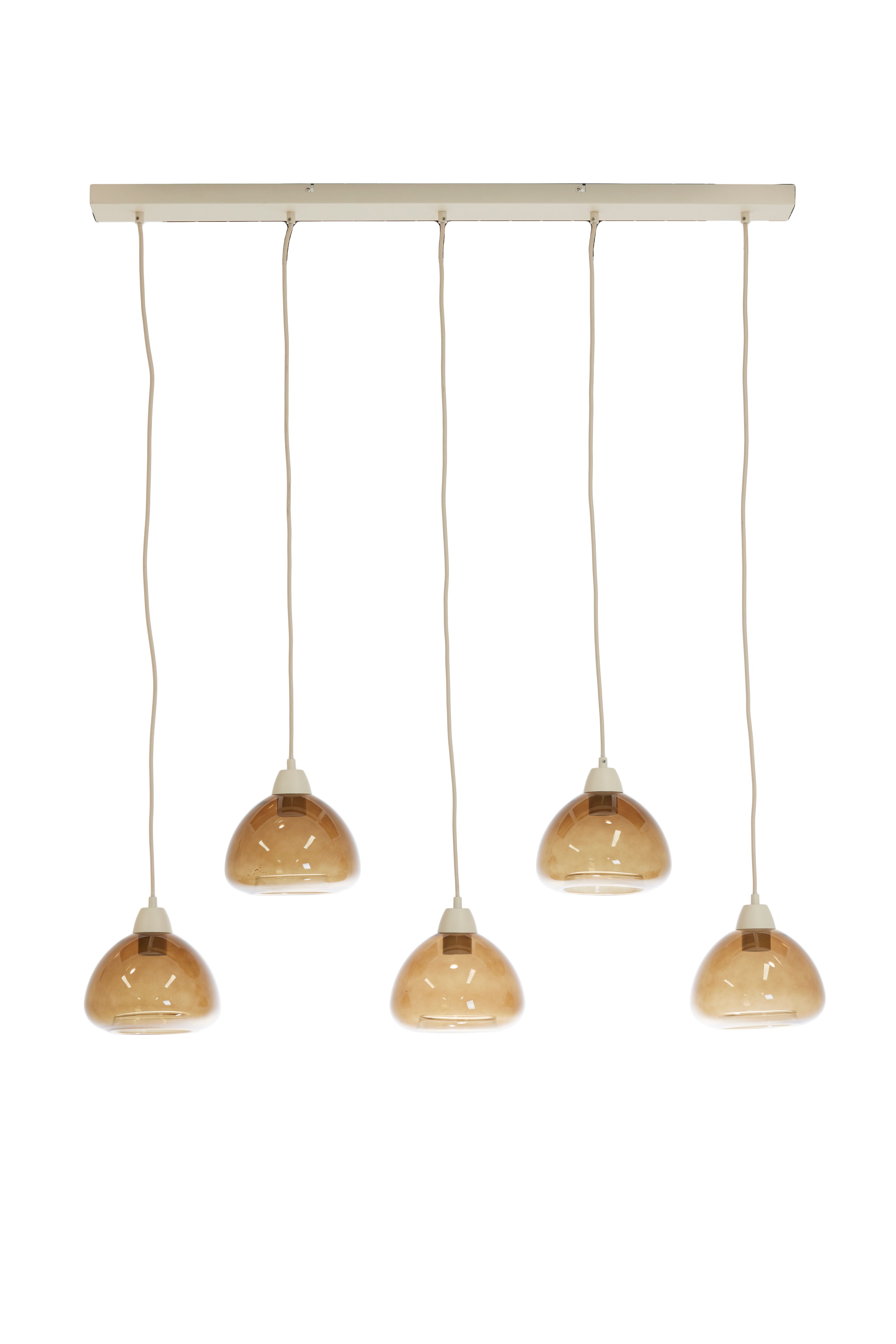 Light & Living hanglamp BISHO - bruin - 104x19x14cm