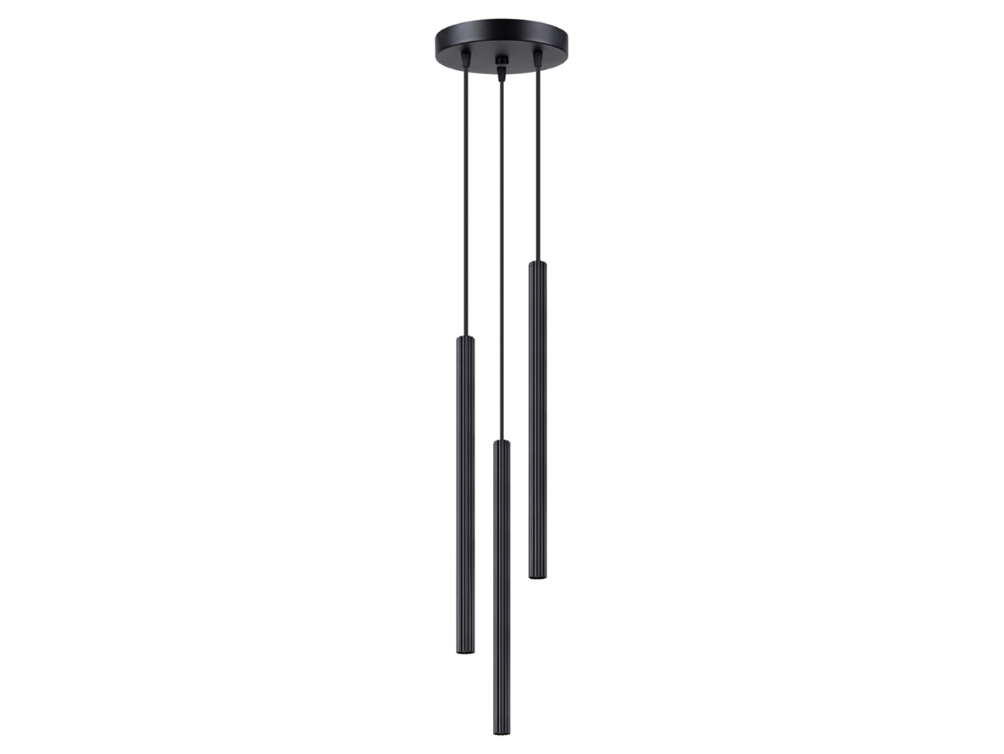 Lampa wisząca Arche 3-punktowa stalowa czarna