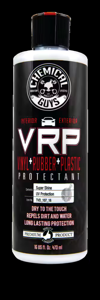 Chemical Guys VRP Super Shine Car Vinyl, Rubber & Plastic Protectant, 473-mL
