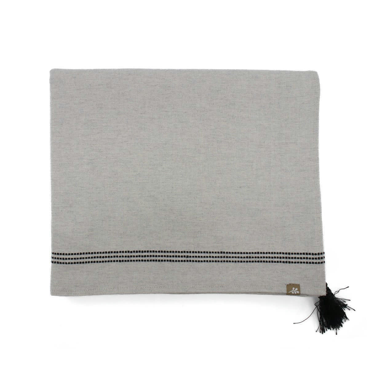 HANA - Nappe coton  160x250 gris clair