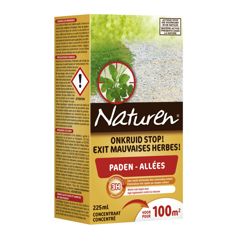 Exit Mauvaises Herbes pour allées et terrasses 0,225 L NATUREN