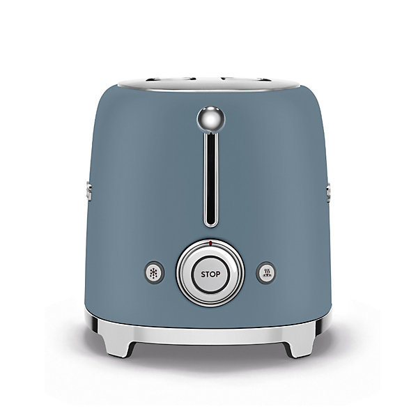 Grille-pains 2 fentes 950w bleu orage Smeg TSF01SBMEU années 50