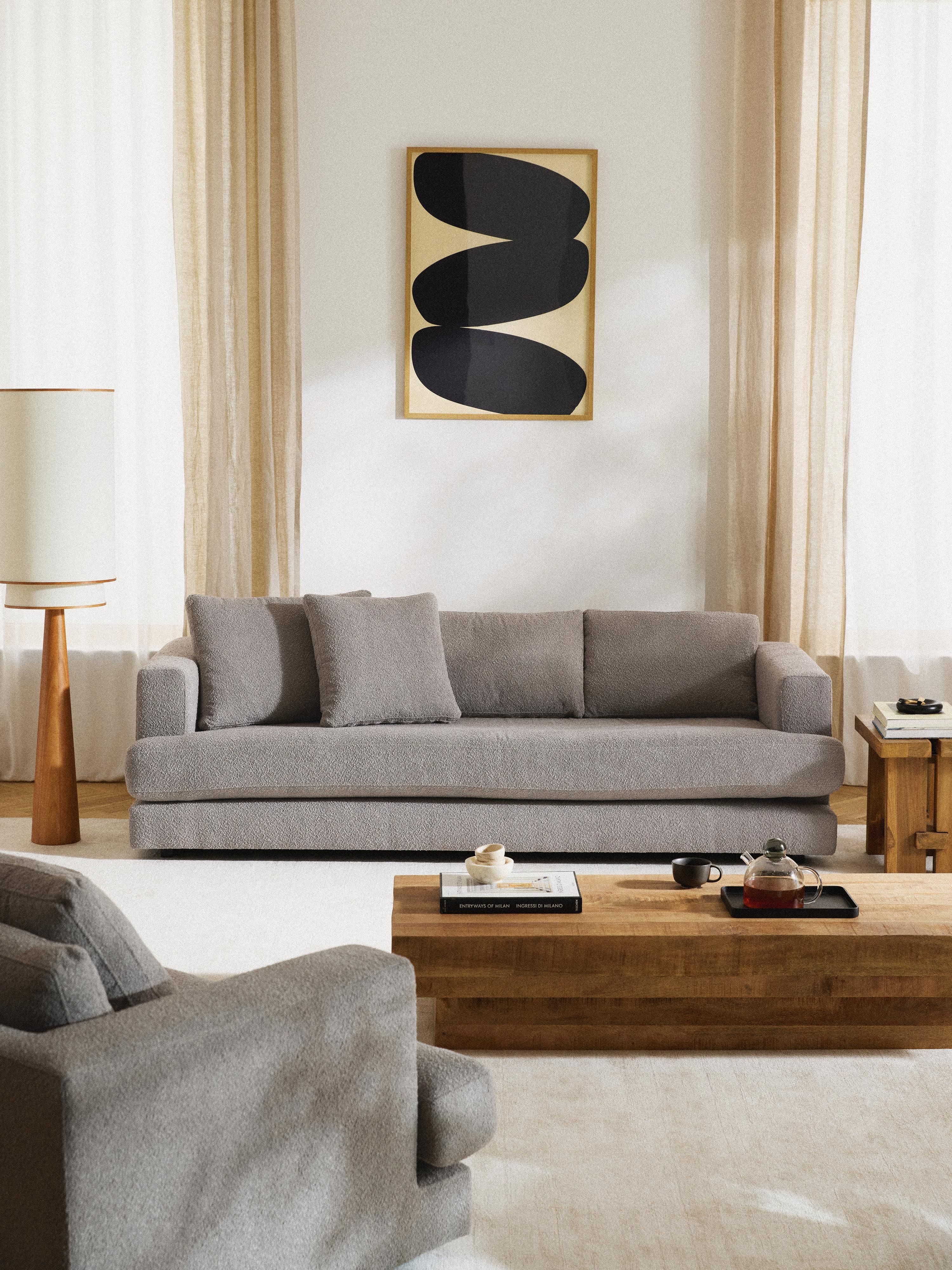 Bouclé-Sofa Tribeca (3-Sitzer)
