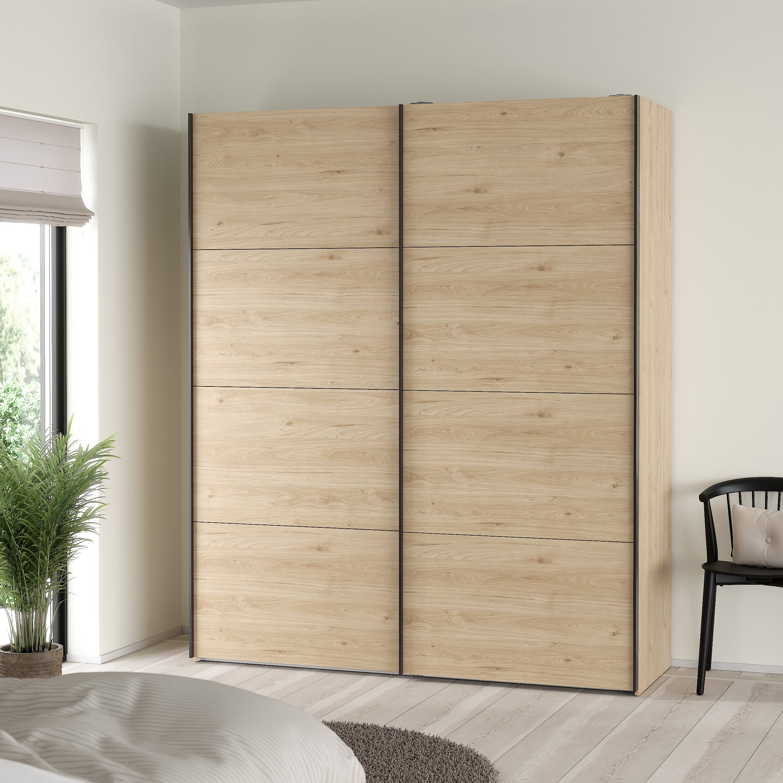 by fonQ basic Lana Kledingkast - Eiken - B 182,4 cm