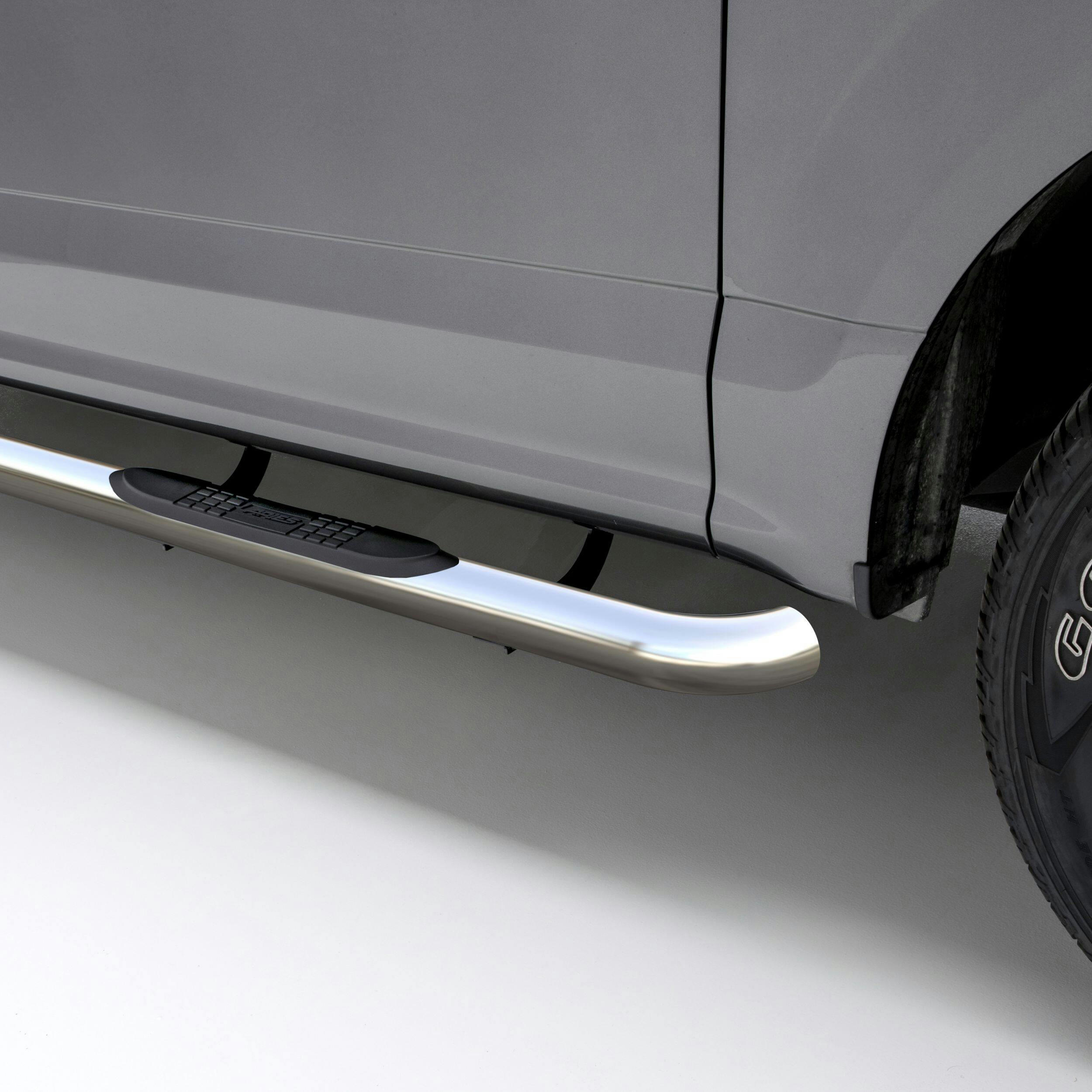 ARIES Polished Stainless Steel Side Bars, 3-in