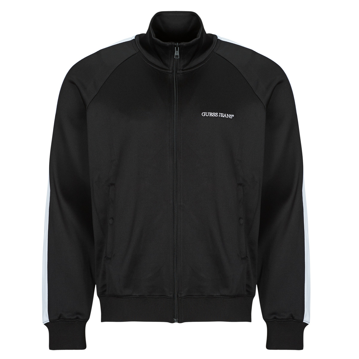 Guess - TRICOT TRACK JACKET - Black