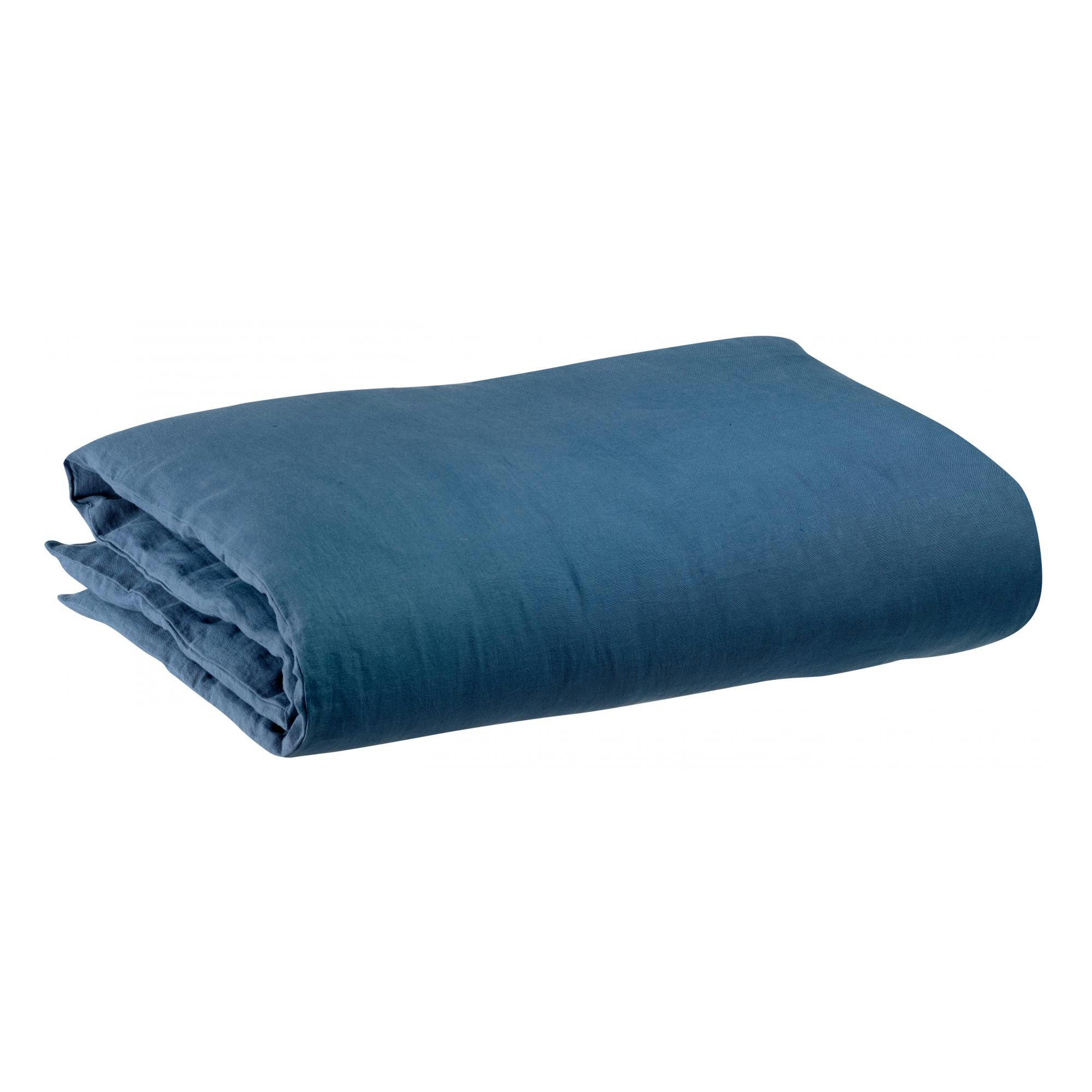 ZEFF - Housse de couette stonewashed  en lin touareg 140 x 200