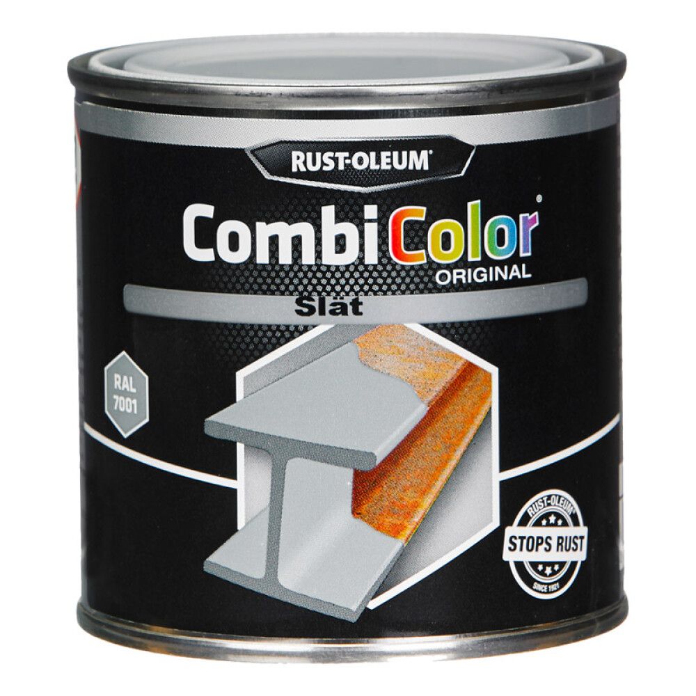 METALLAKK COMBICOLOR® 250 ML BLANK GRÅ