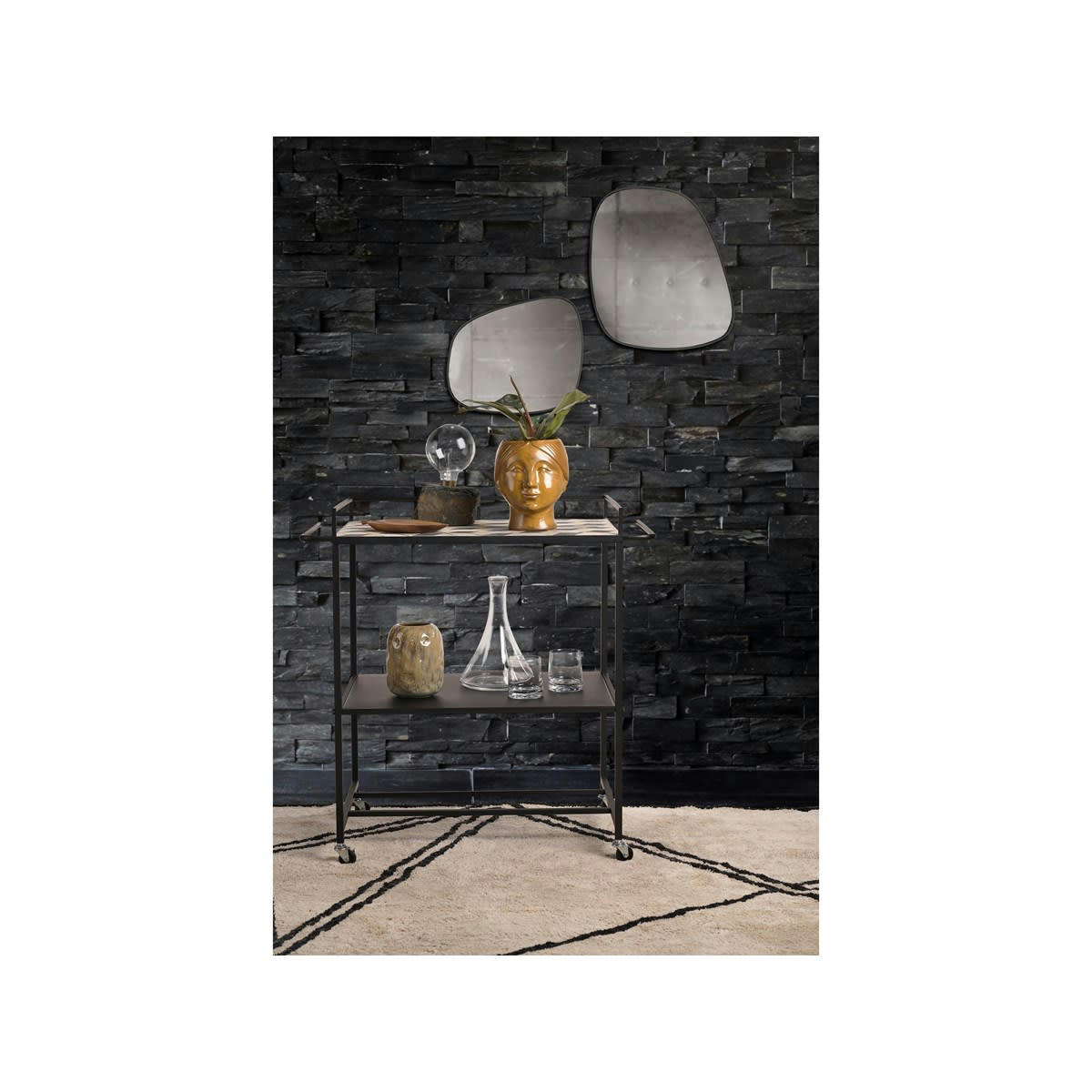 LIVING - Vase en argile beige sable