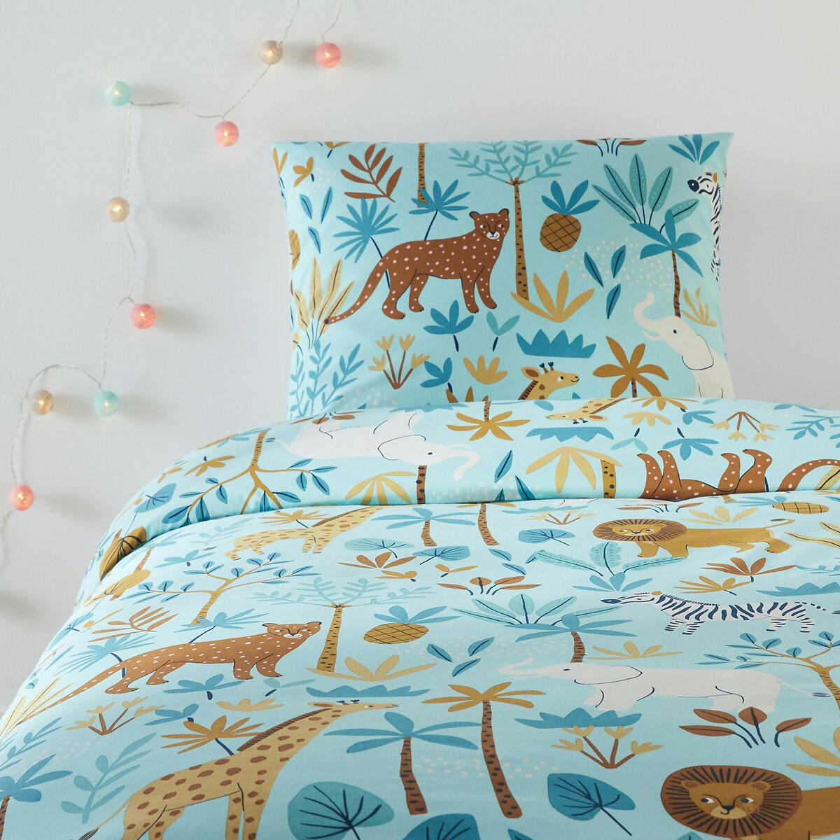 Parure de lit en coton, Jungle