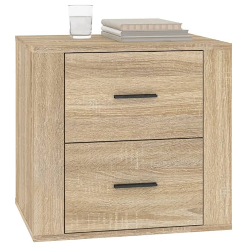 NNEVL Bedside Cabinet Sonoma Oak 50x39x47 cm