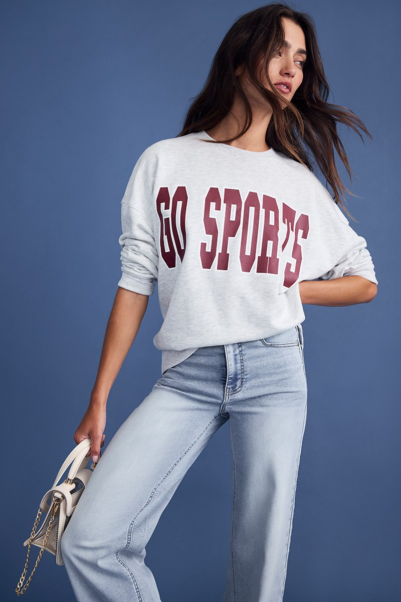 Go Sports Graphic Sweatshirt