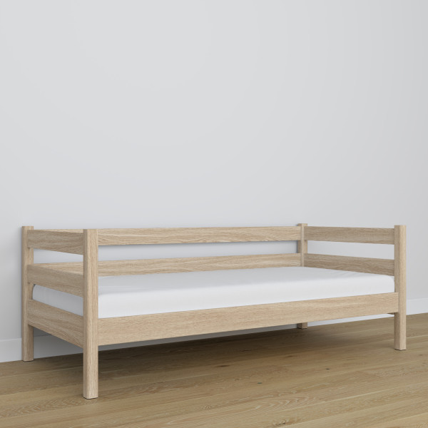 Dębowe łóżko sofa N01