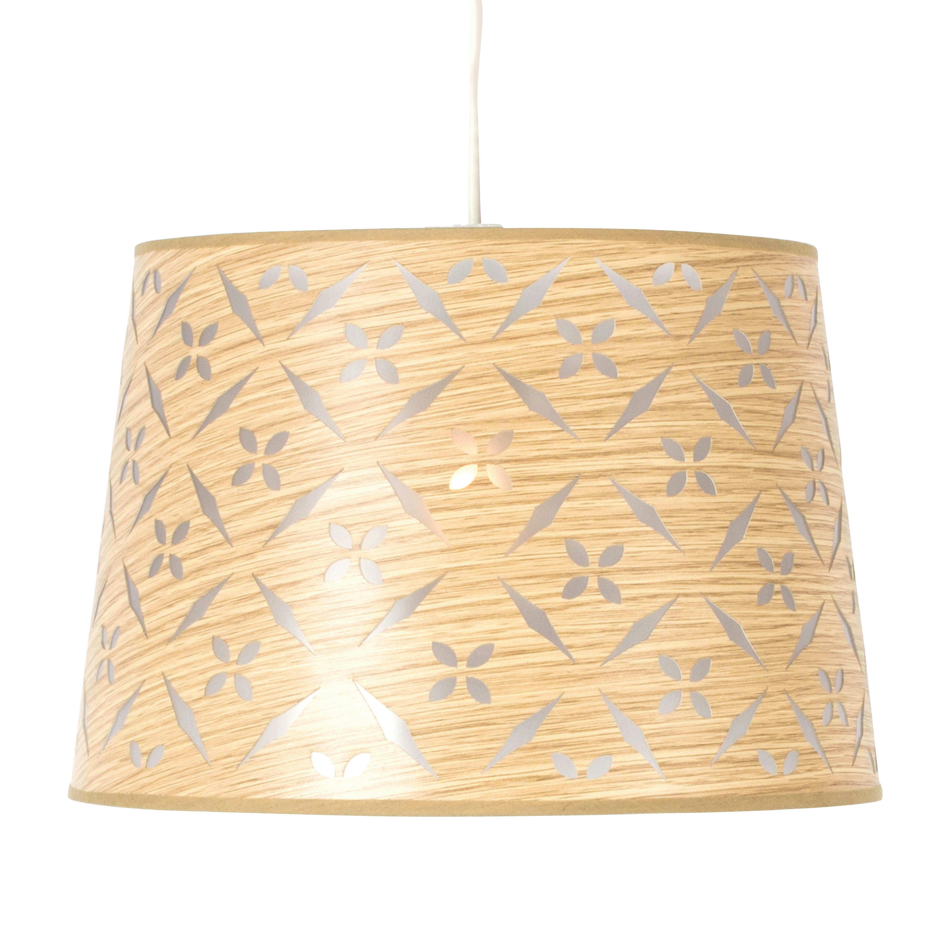 ELLEBORE - Suspension en plastique synthétique taupe