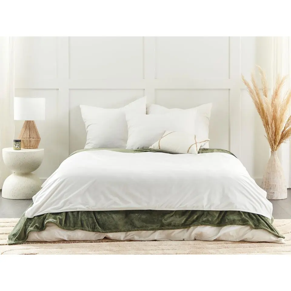 RHEA - Verzwaringsdeken hoes - Wit - 120 x 180 cm - Polyester