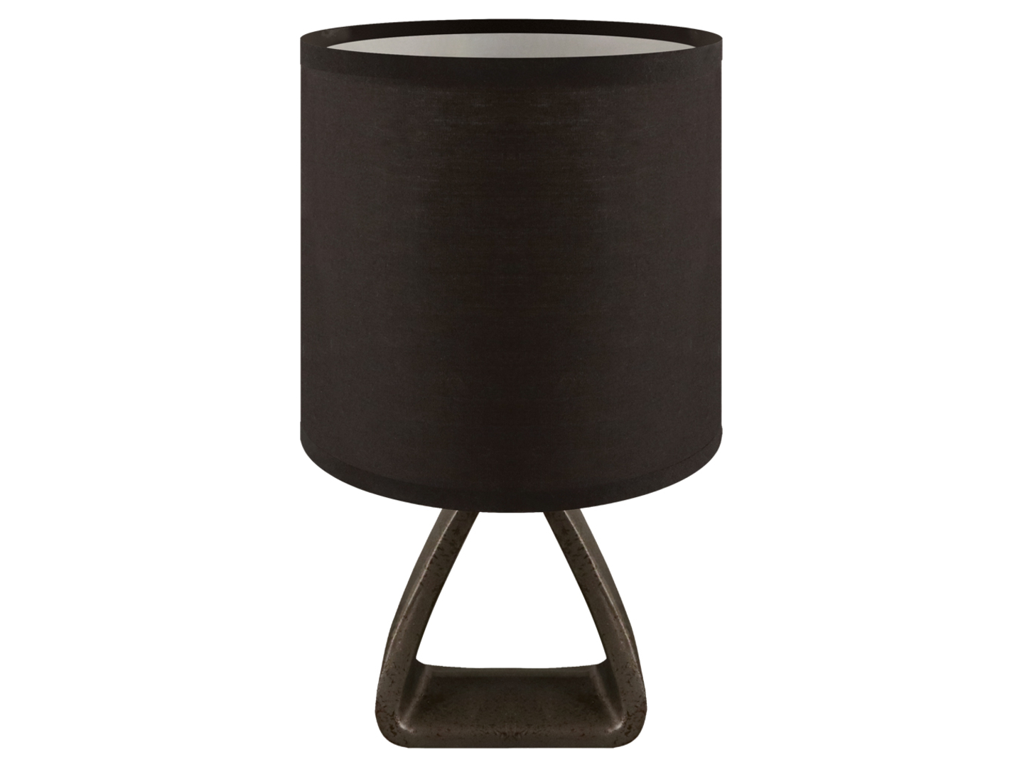 Lampa stołowa Atena ceramiczna czarna