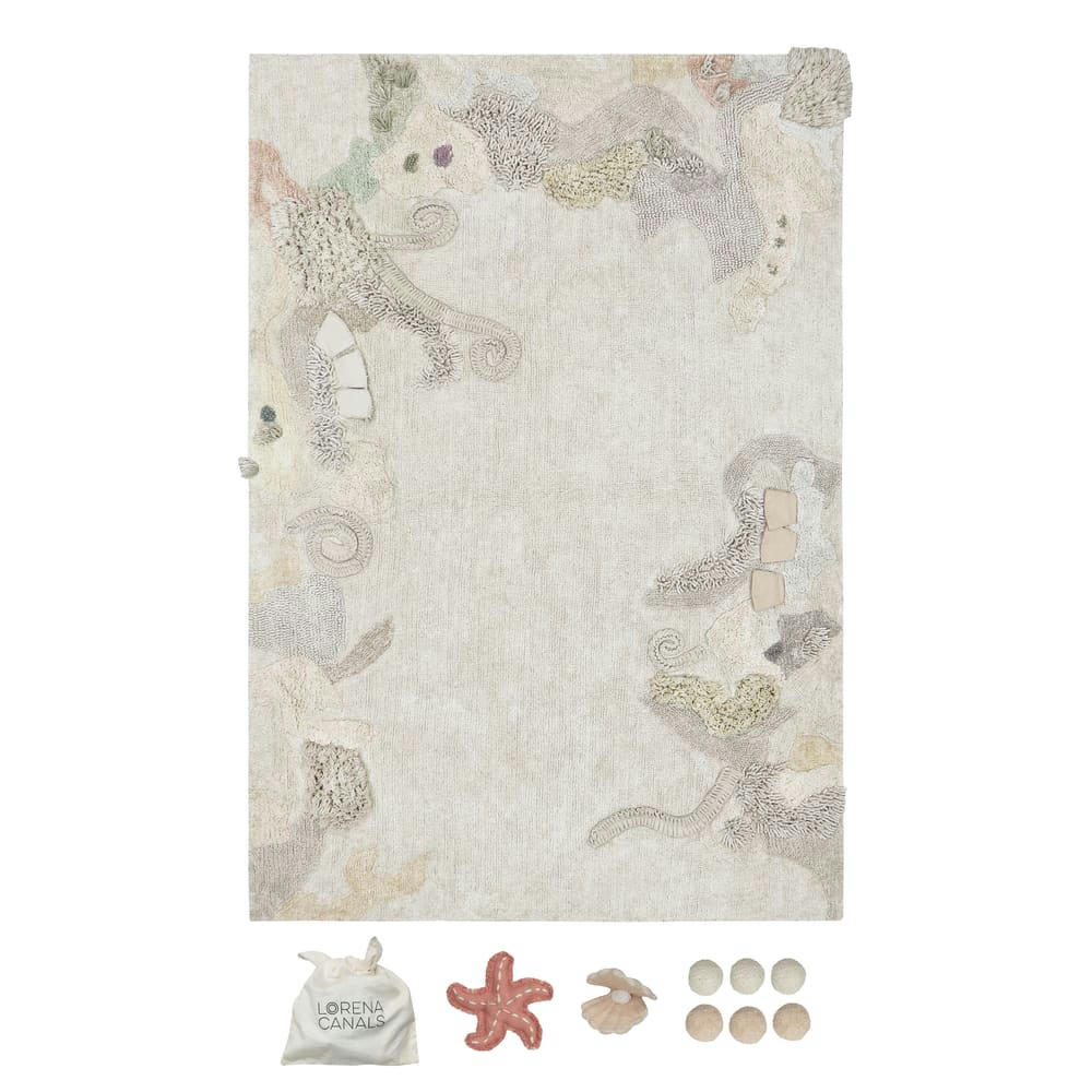 SEA TURTLE - Tapis de jeu lavable Seabed