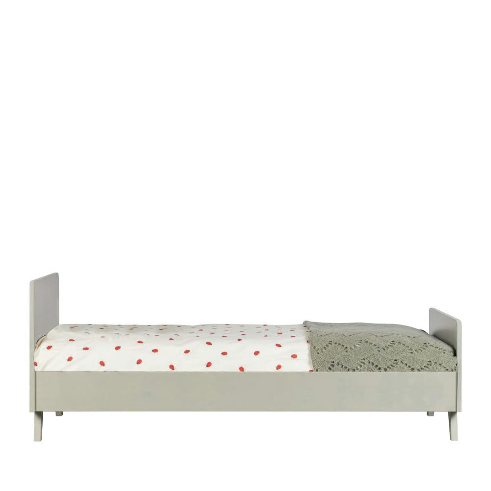 LILY - Cadre de lit pour enfant 90x200 en pin massif vert de gris