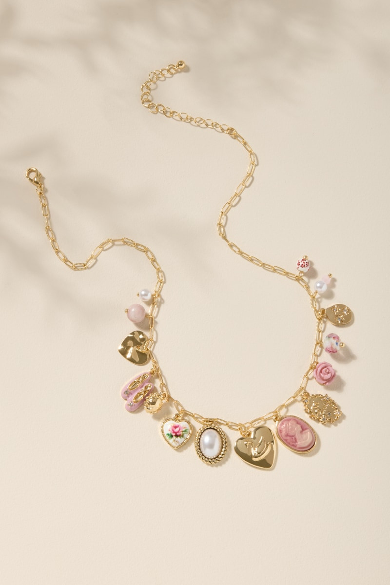 Kelly Vintage Charm Necklace
