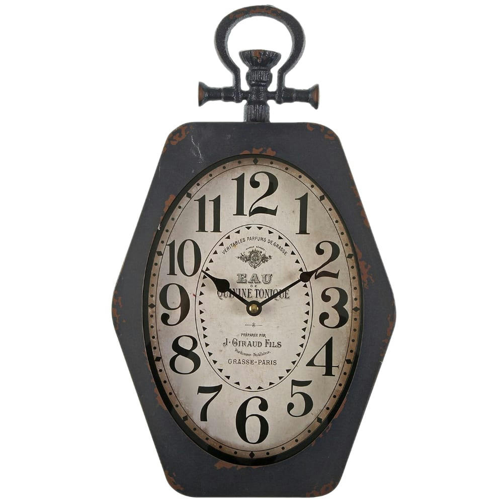 VINTAGE - Horloge à suspendre vintage H40cm