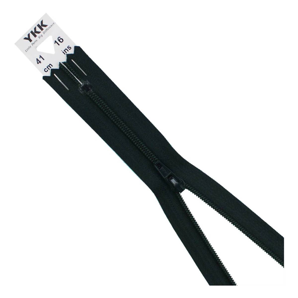 YKK Bottle Green Dress and Skirt Zip 41cm