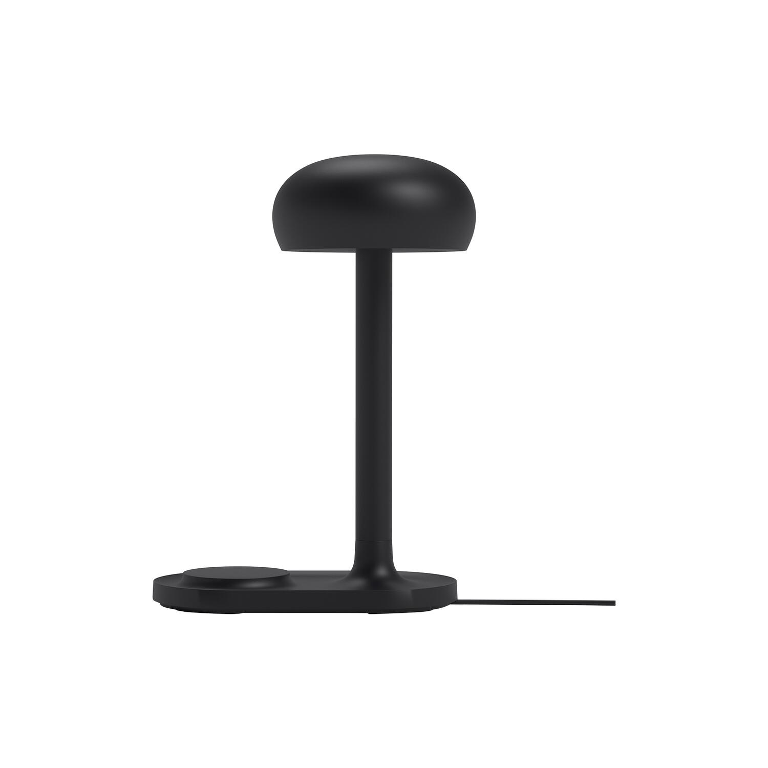 Emendo lampe med Qi tr&aring;dløs oplader, black