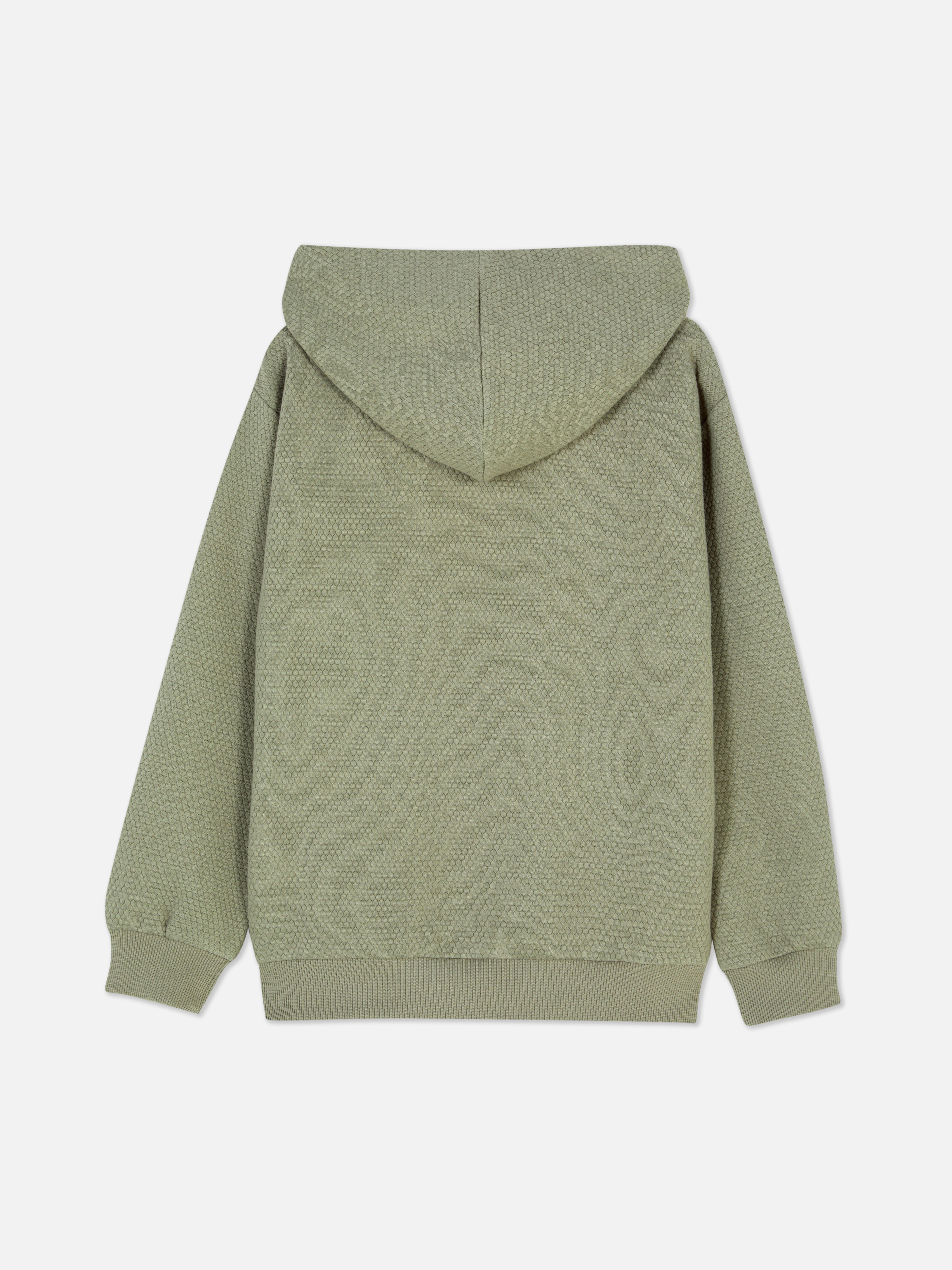 Textured Zip Hoodie