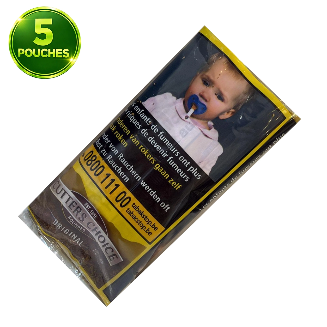Cutters Choice Original Rolling Tobacco 5x50g Packs