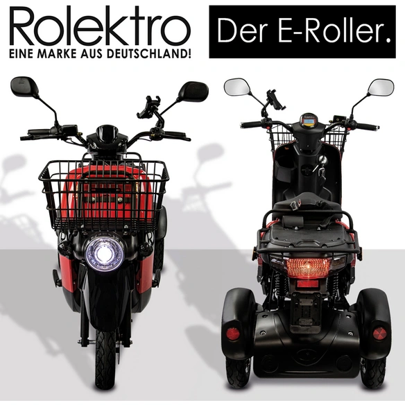 Elektroroller »E-Carrier«, max. 25 km/h, Reichweite: 90 km
