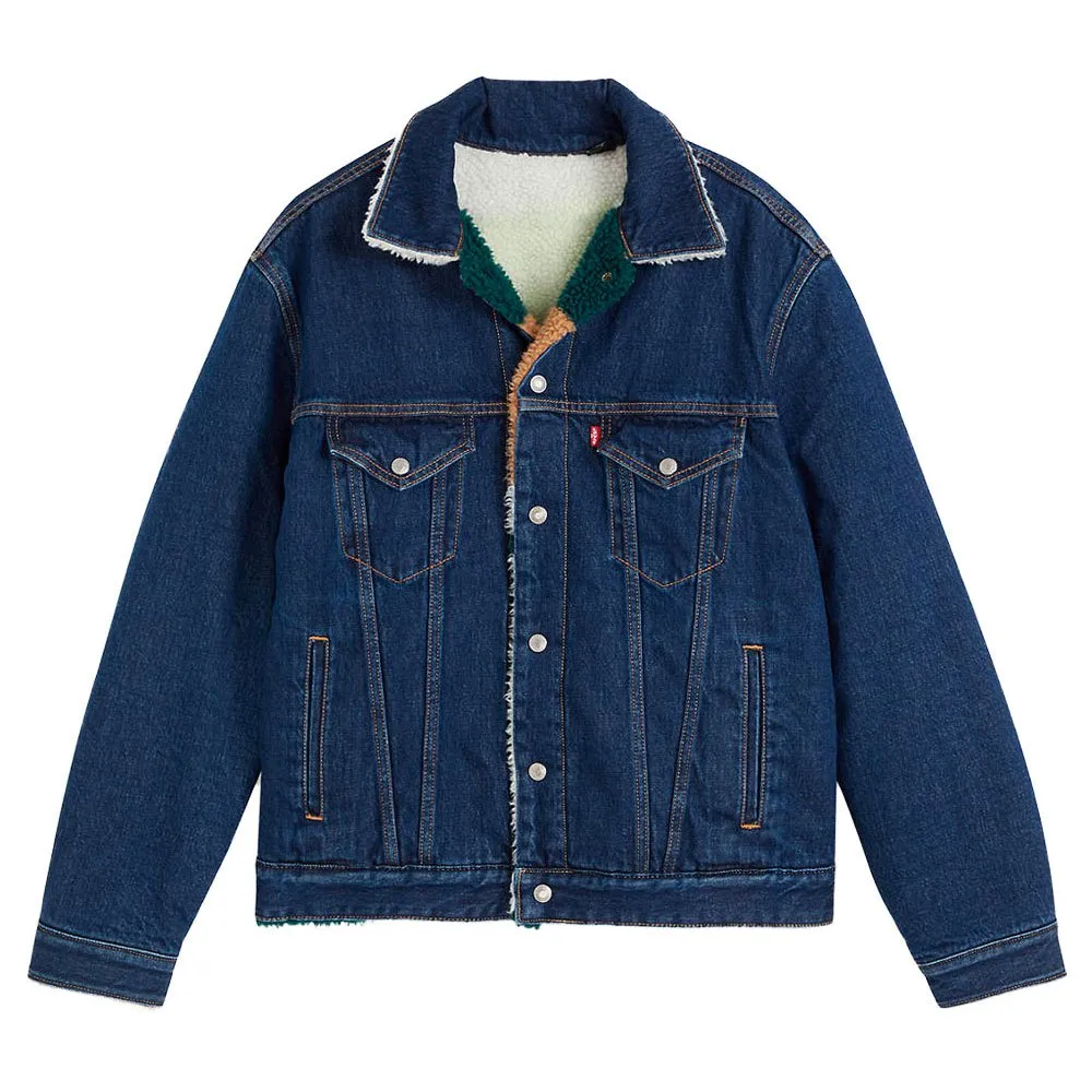 Levi's® Rev Vtg Sherpa Trucker denim jacket refurbished