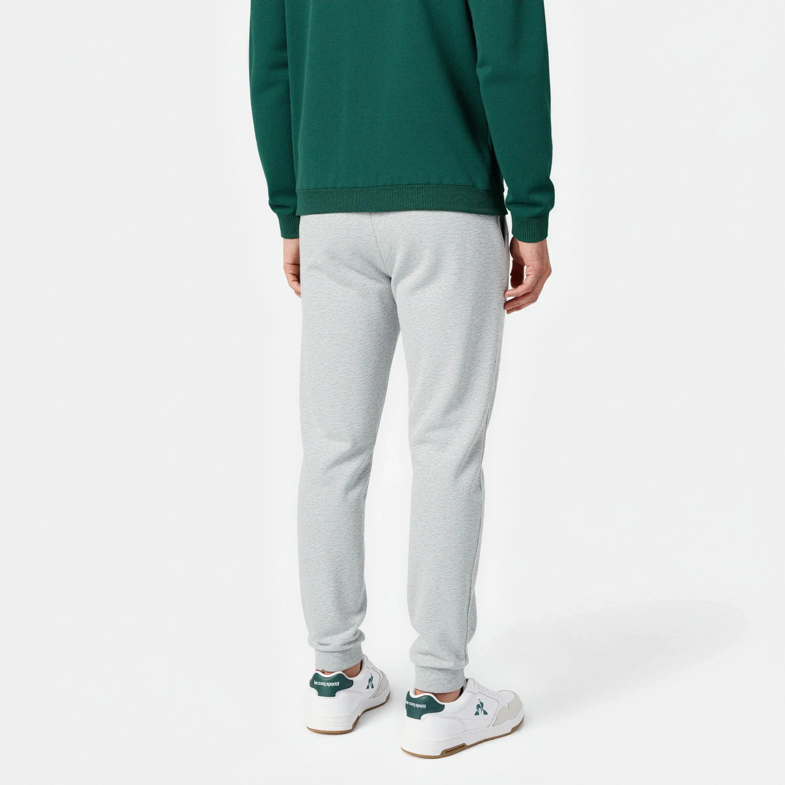 Pantalon Essentiel double face avec badge logo brodé