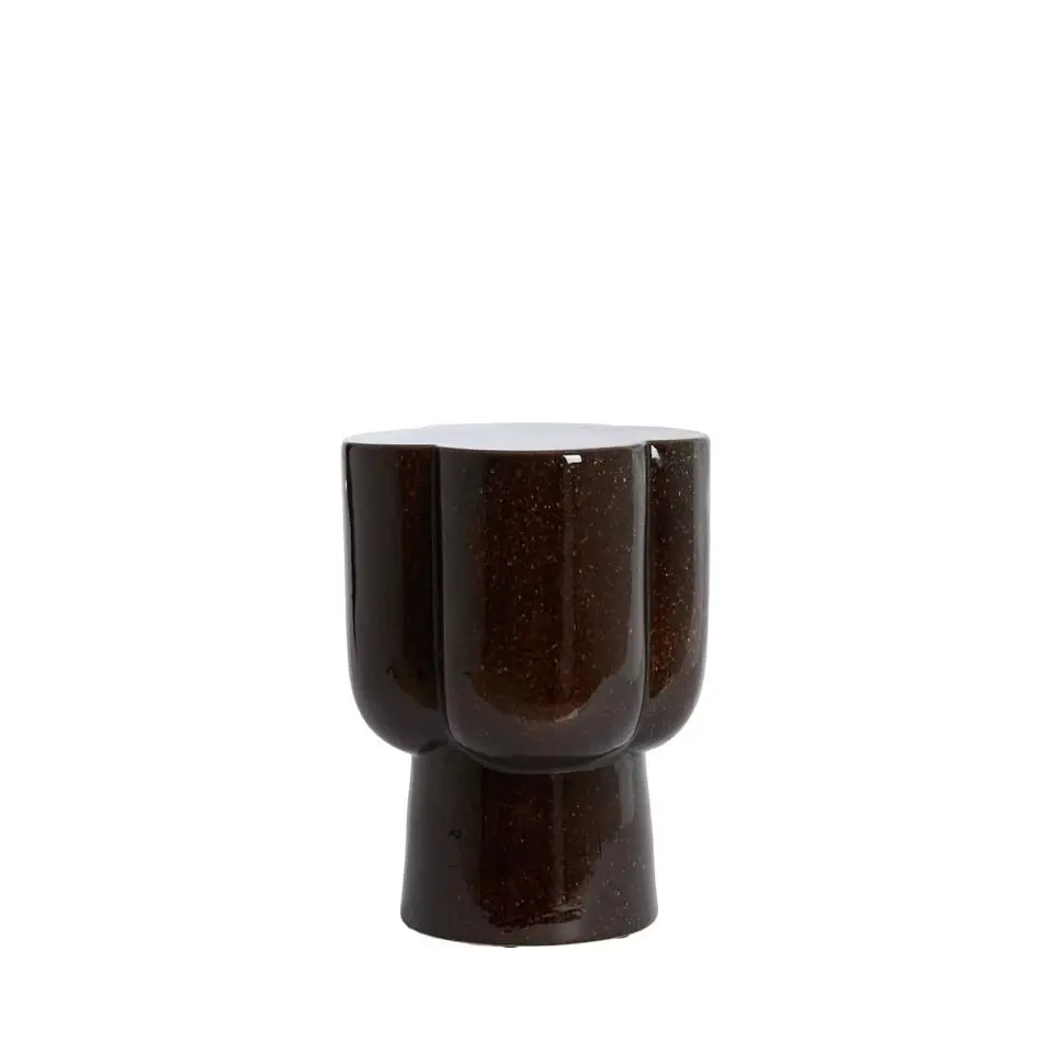 Bijzettafel Junto - Bruin - &Oslash;34,5x45cm