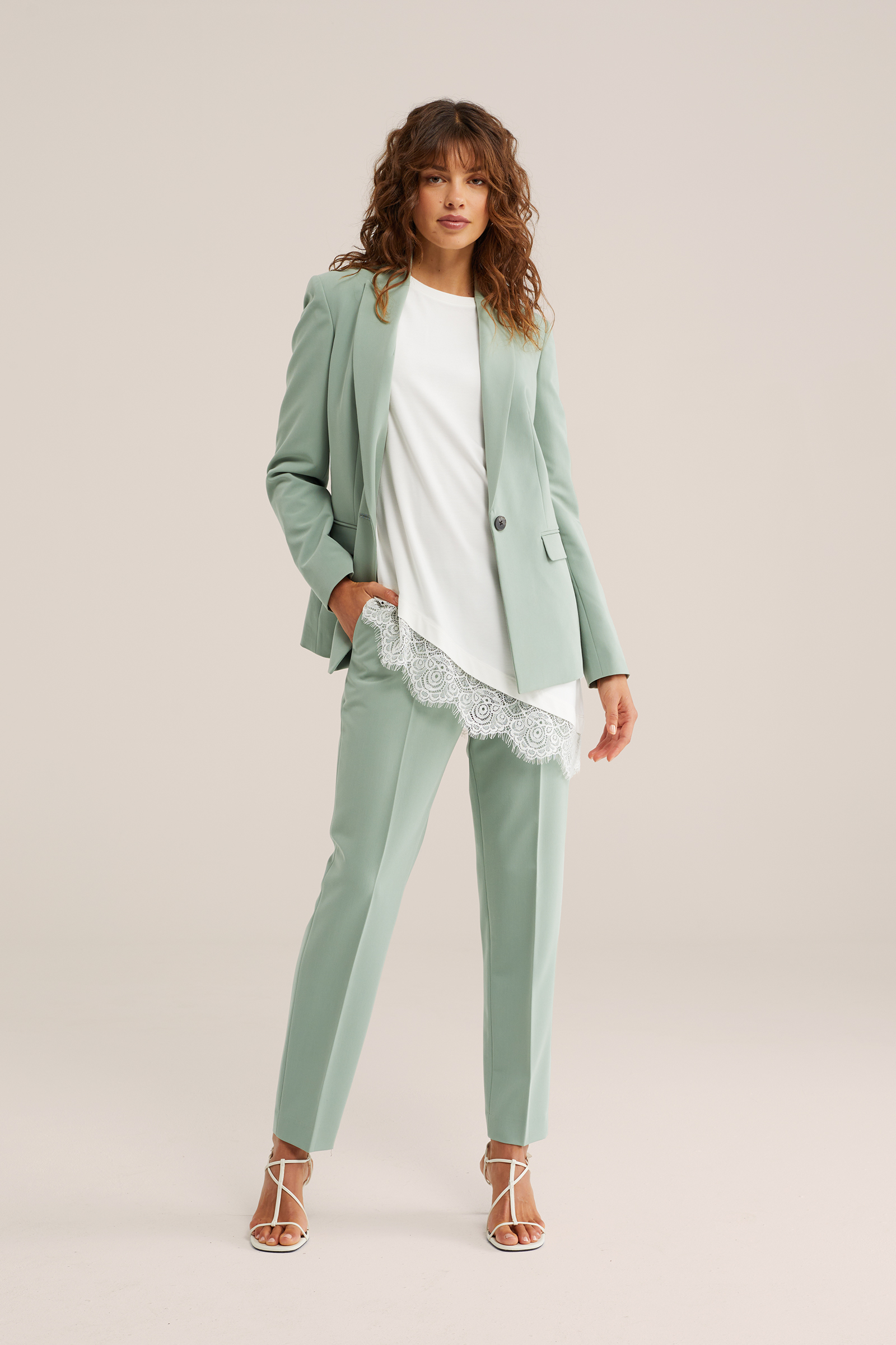 Dames slim fit pantalon