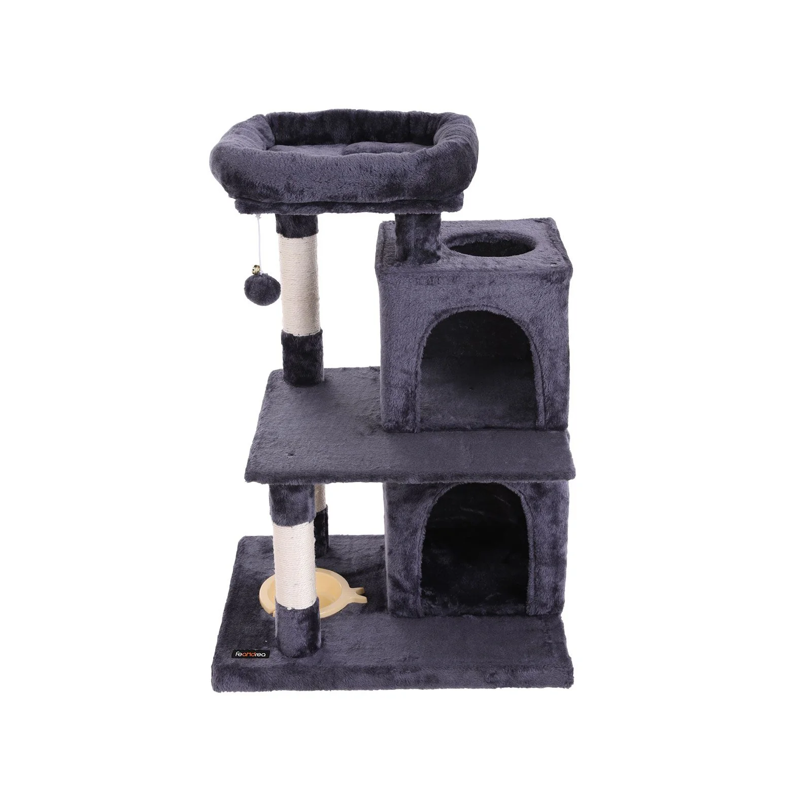 Arbre à chat 90 cm gris foncé