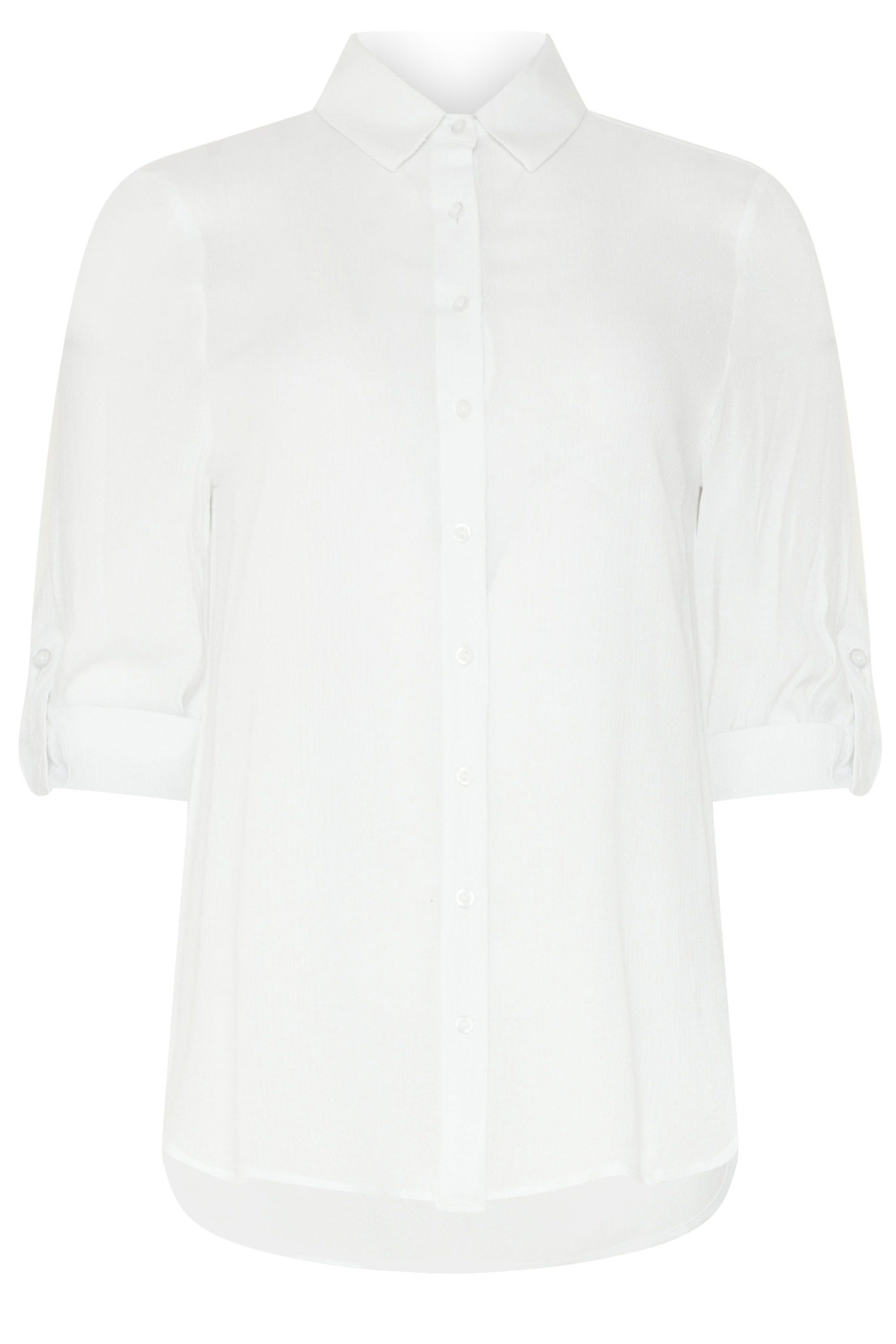 M&Co Crinkle Tab Sleeve Shirt